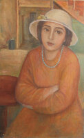 Madam Marina, oil on canvas, 40x60 cm