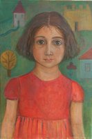 Dafni, oil on canvas, 40x60 cm
