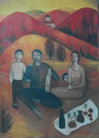 «Παρχάρια», λάδι σε μουσαμά, 60x80 εκ "Parharia", oil on canvas, 60x80 cm